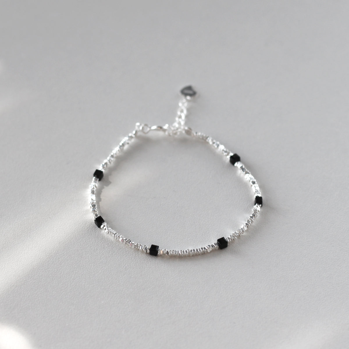 Ayla Black Onyx Silver Bracelet