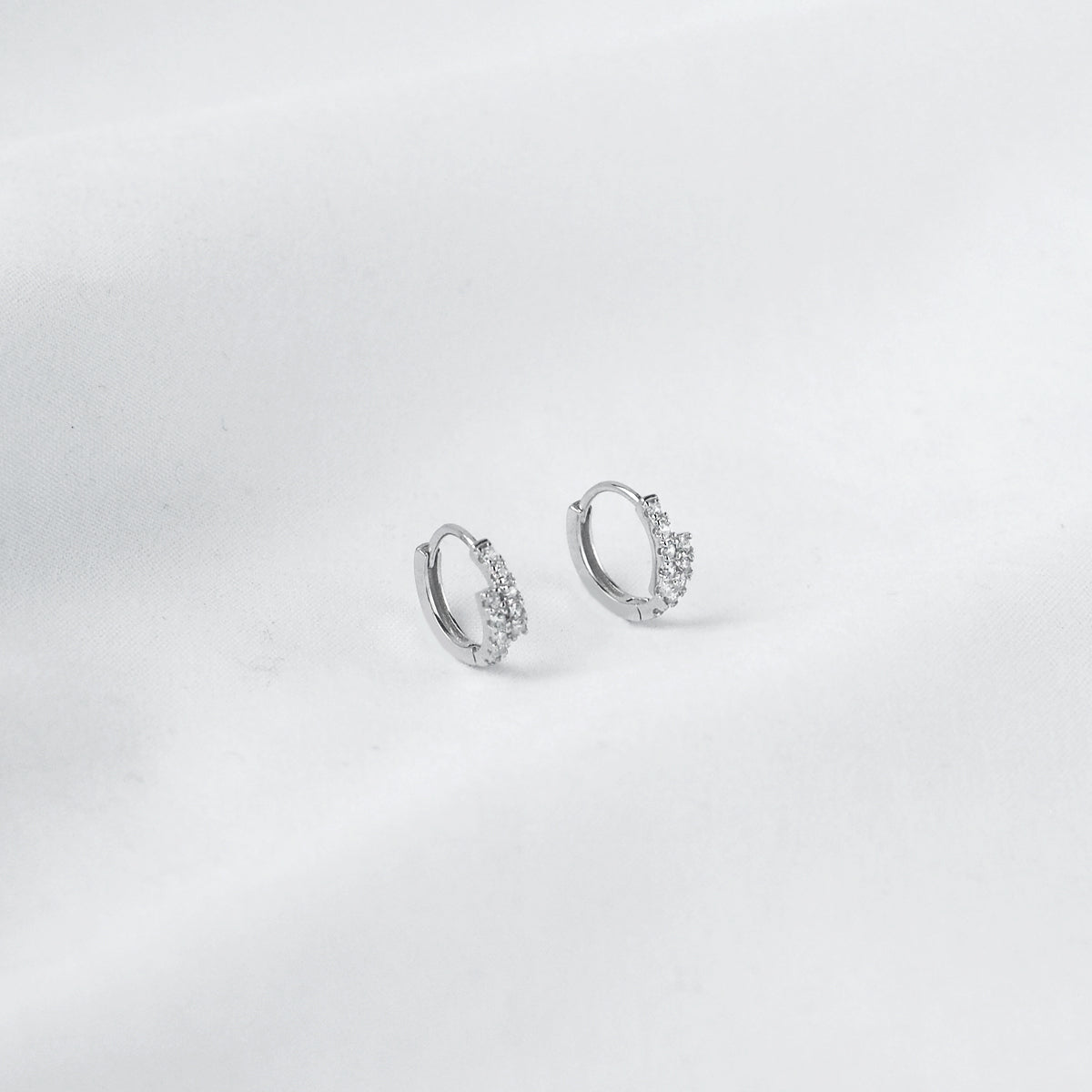 Julia Cubic Zirconia Hoop Earrings