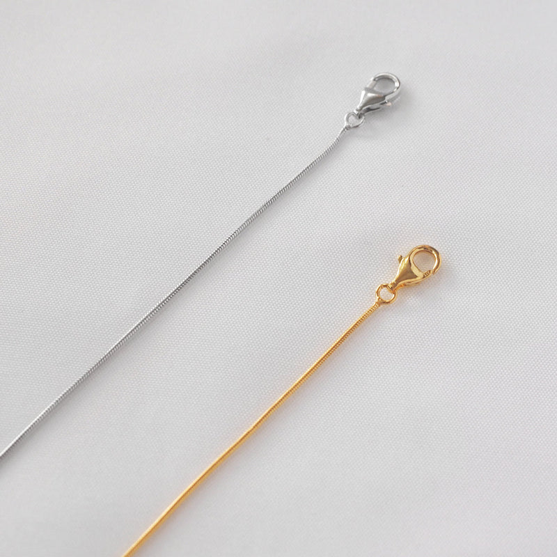[Set of 2] Fine Herringbone Chain Bracelet