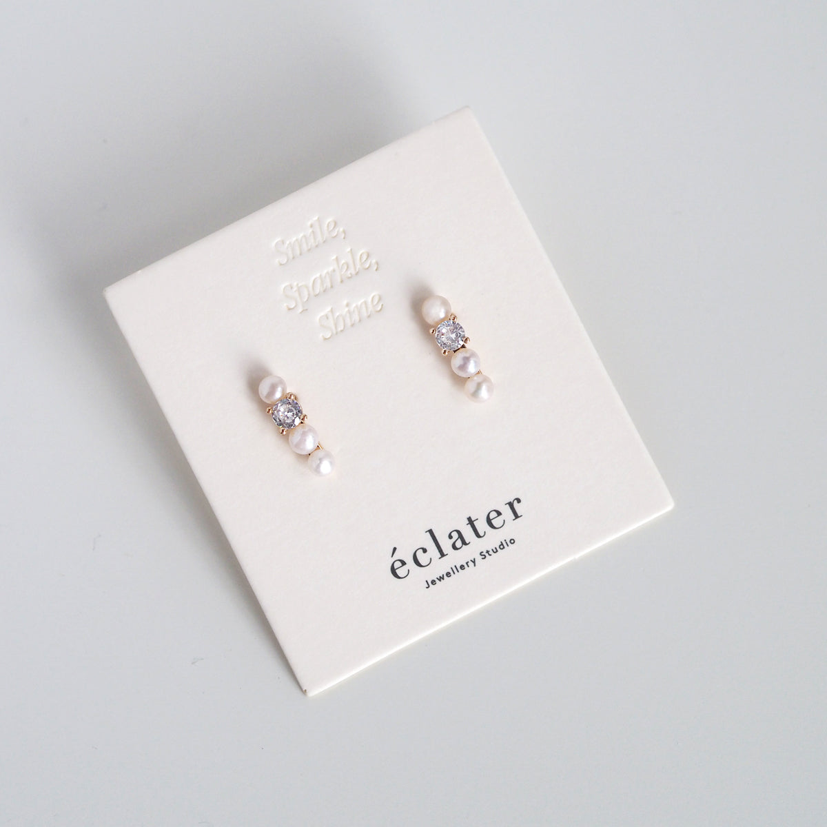 Saylor Pearls Crystal Earrings