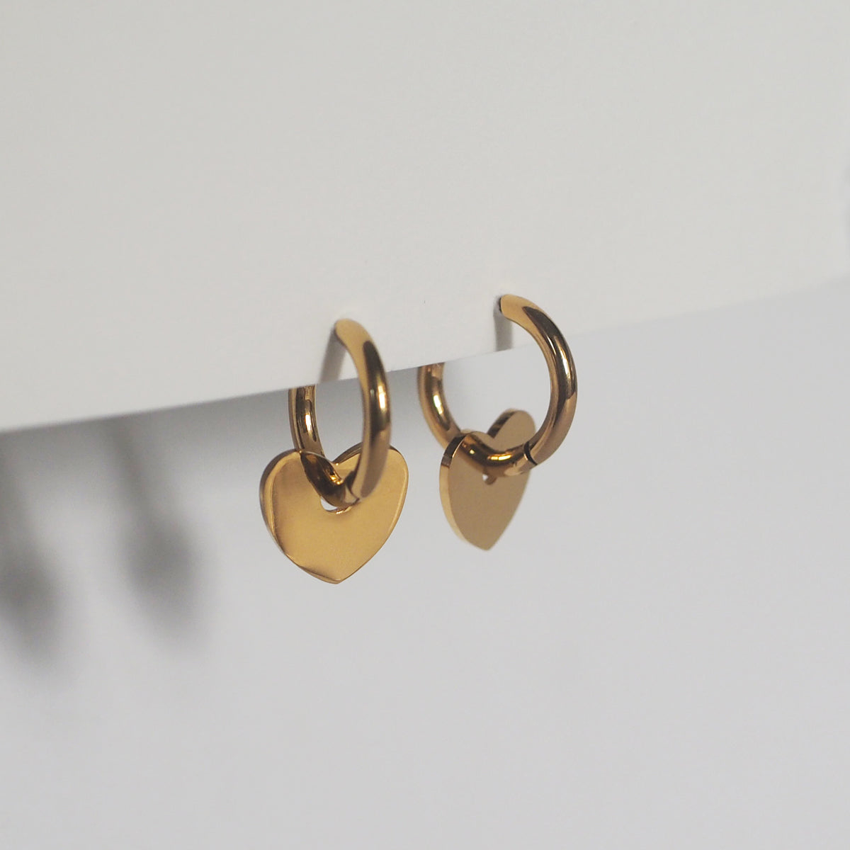 Kairi Heart Hoop Earrings