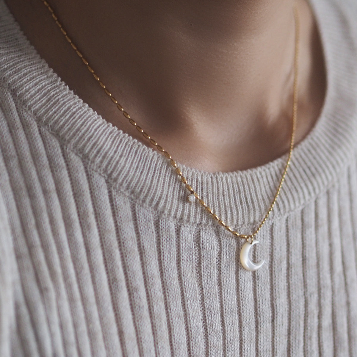 Lovel Crescent Necklace