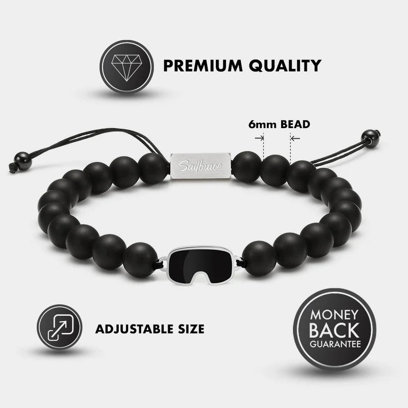 Shred Snow Beaded Bracelet