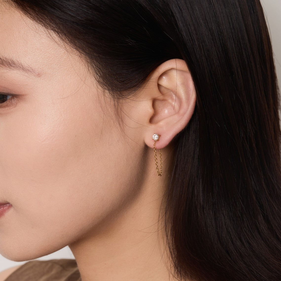 Celesse Drop Chain Earrings