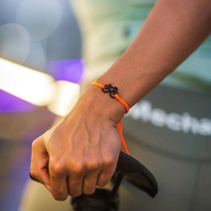 Orange Bike bracelet