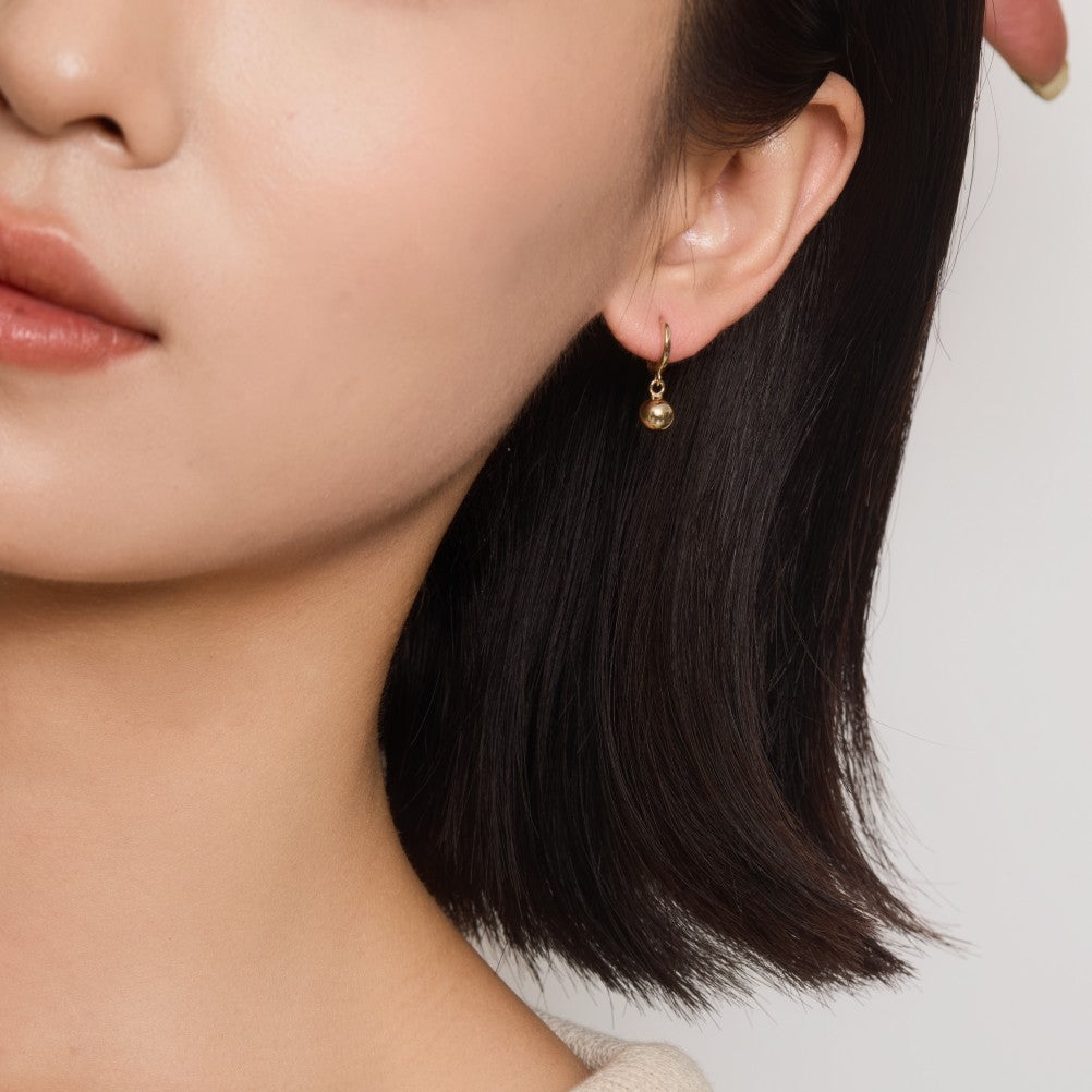 Orva Drop Ball Earrings