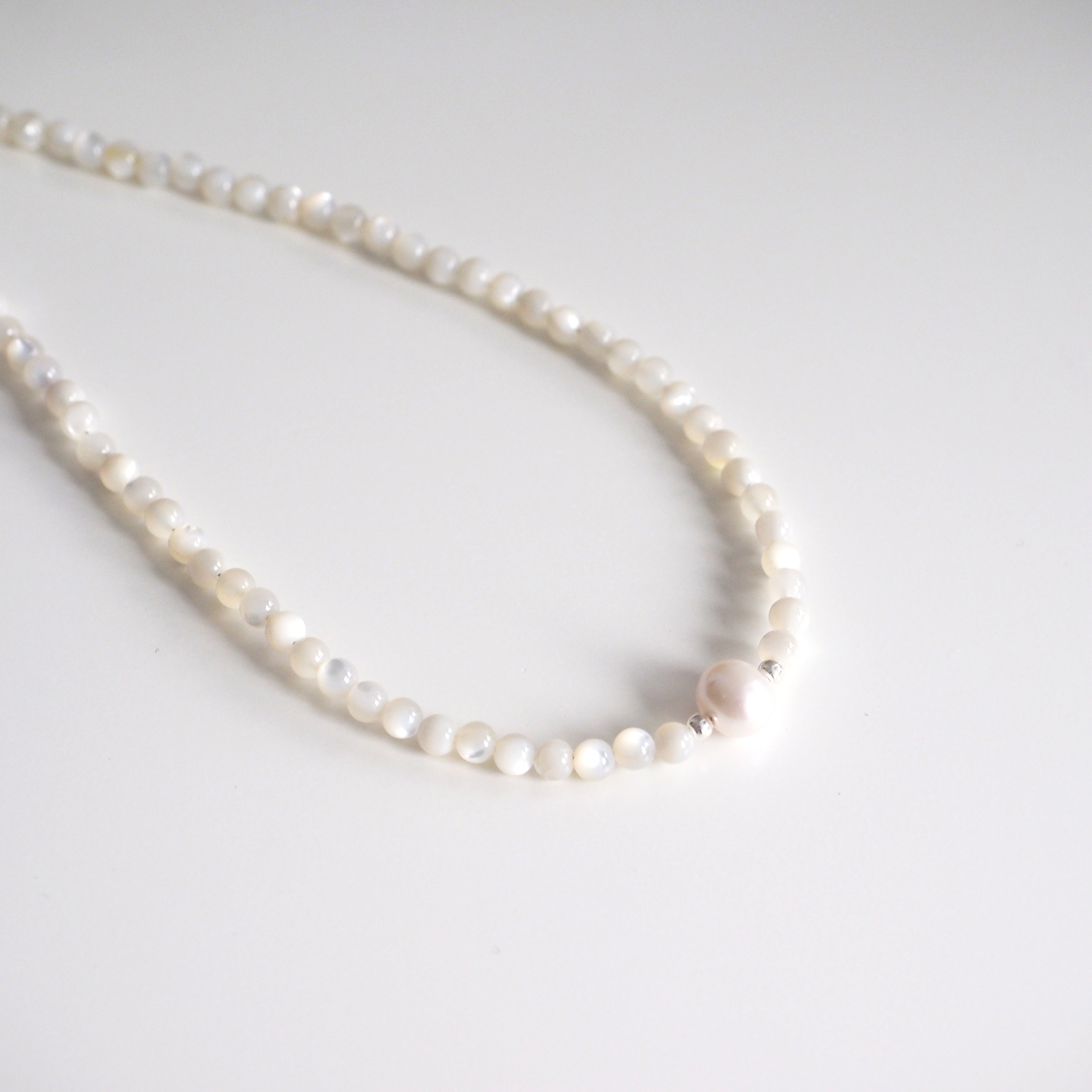 Sage Pearl Necklace