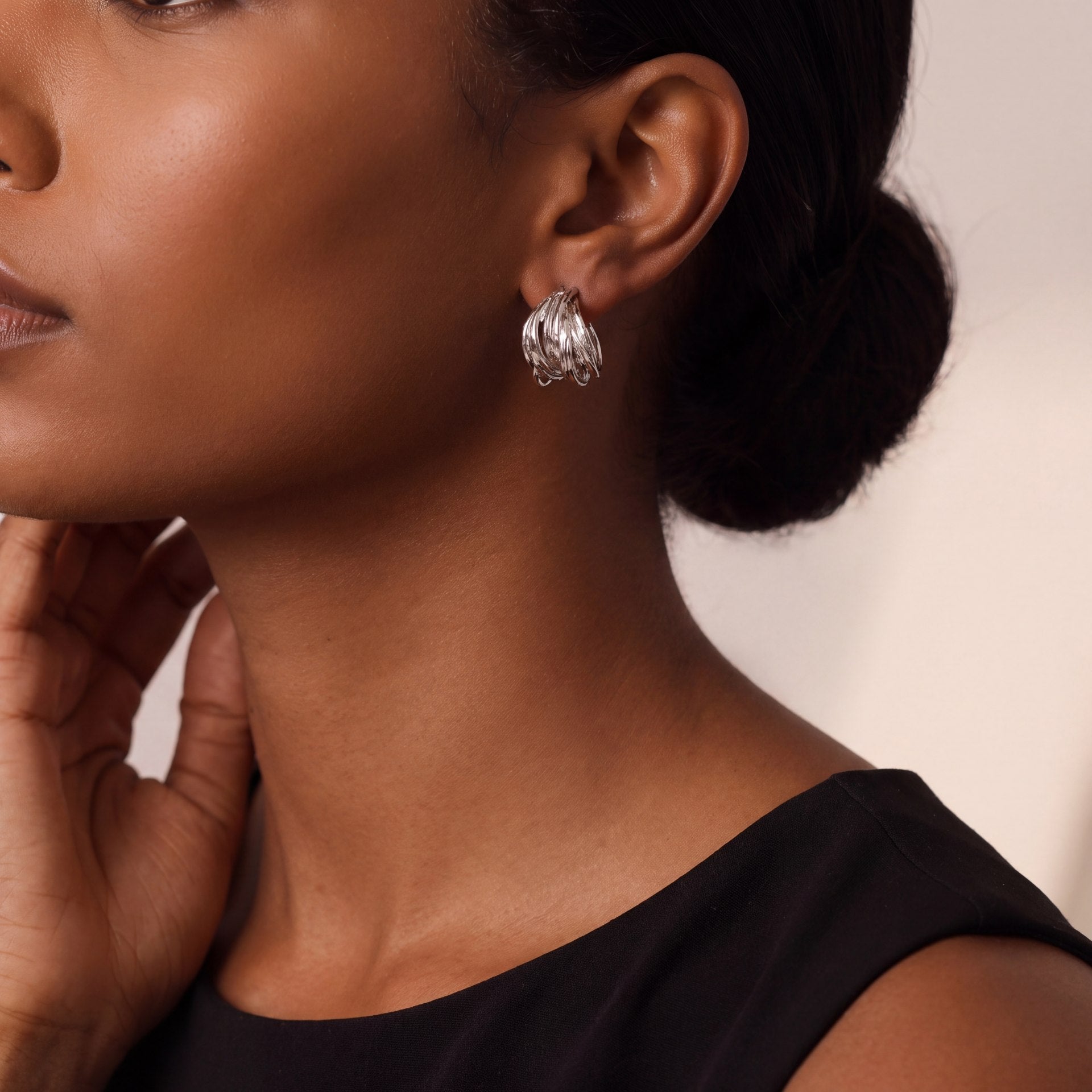 Bailee Abstract Line Earrings