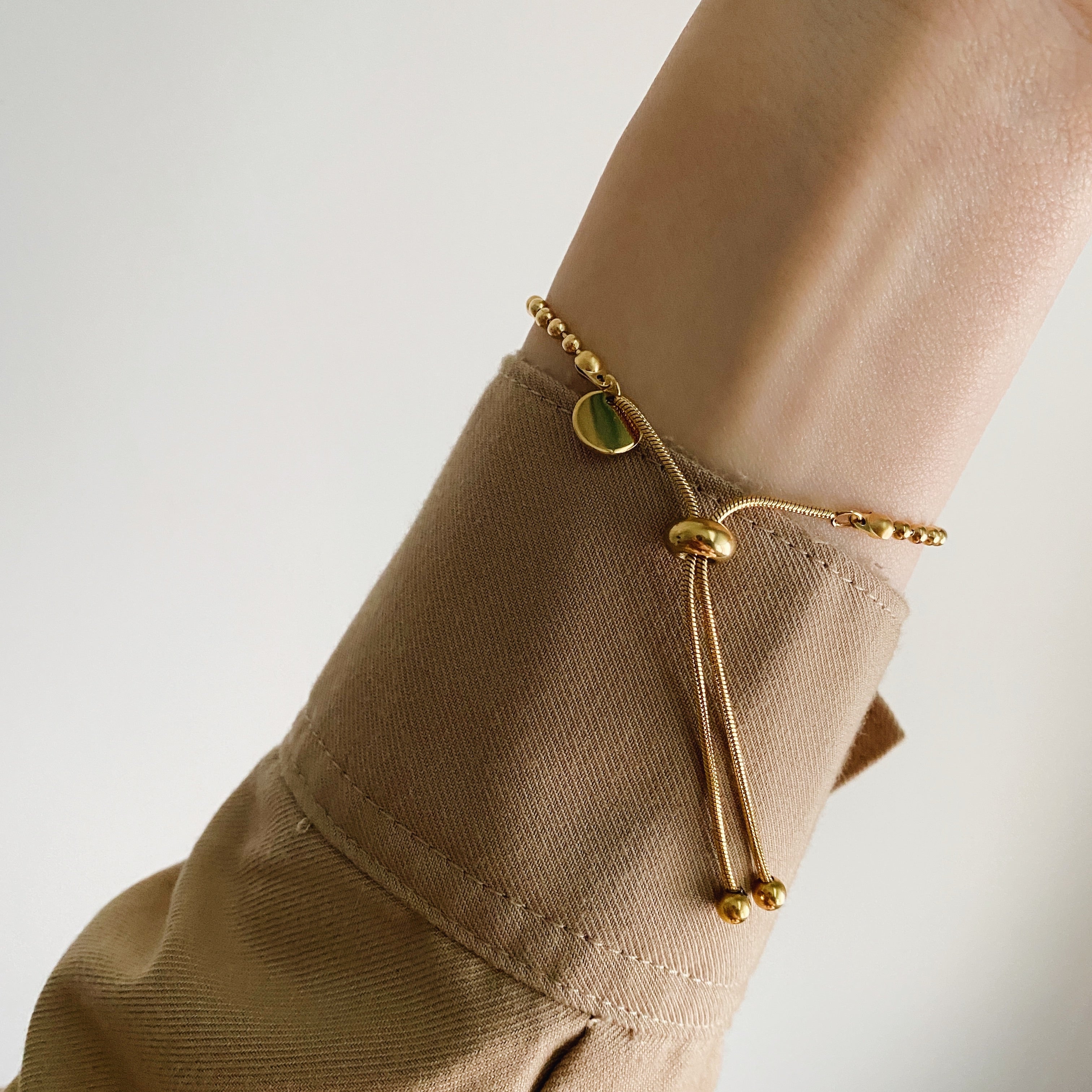 [Set of 2] Doré Drawstring Bracelet