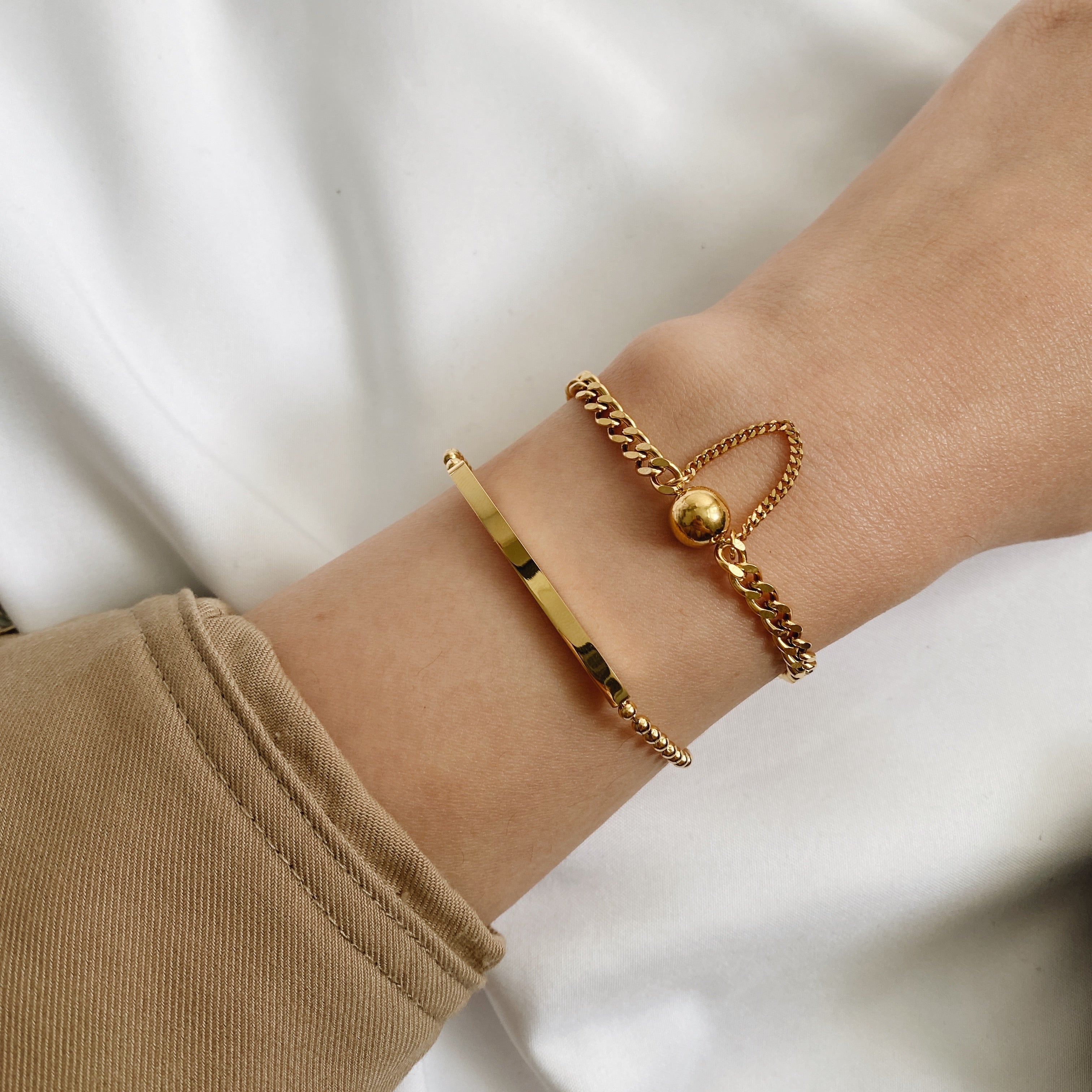 [Set of 2] Doré Drawstring Bracelet