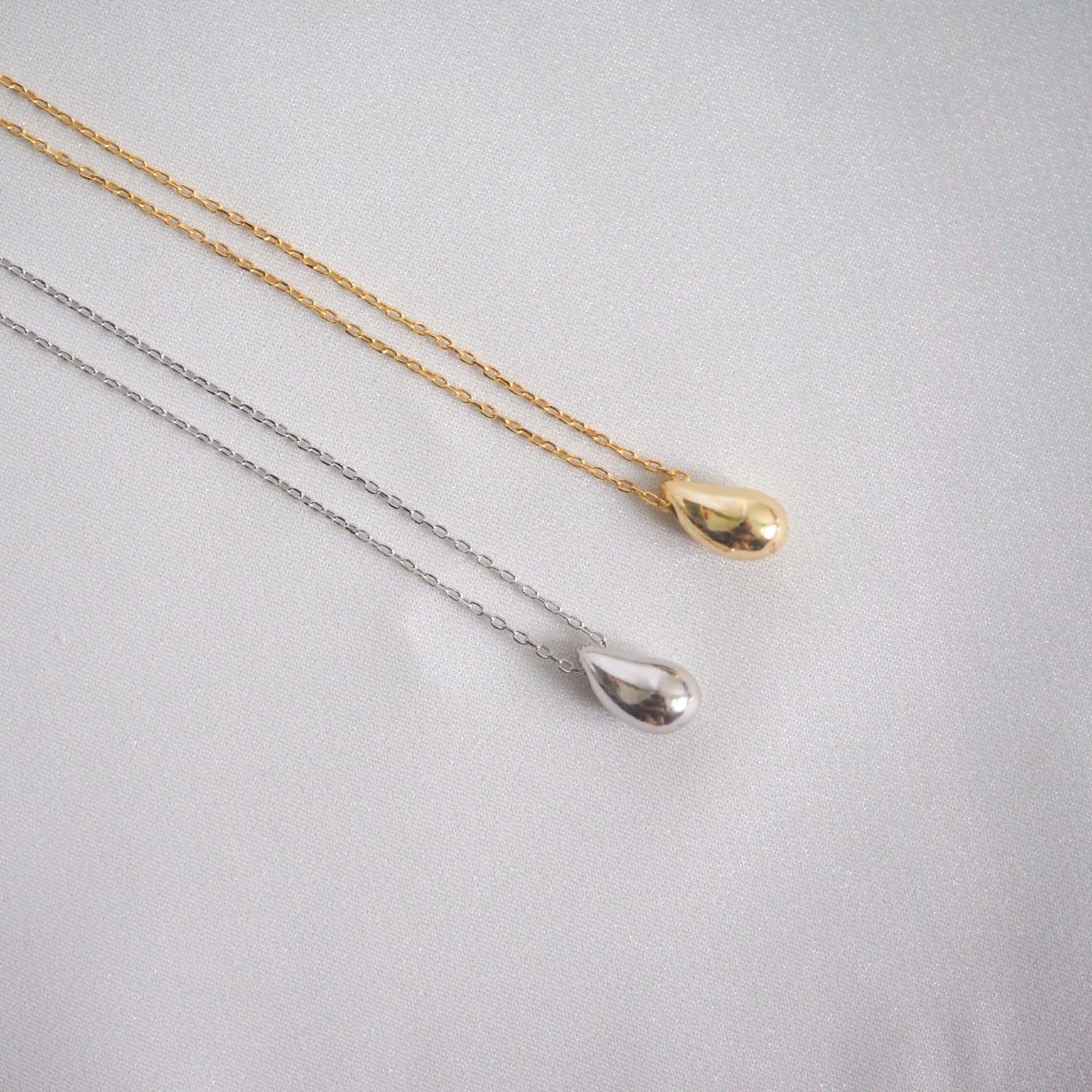 [Set of 2] Waterdrop Necklace