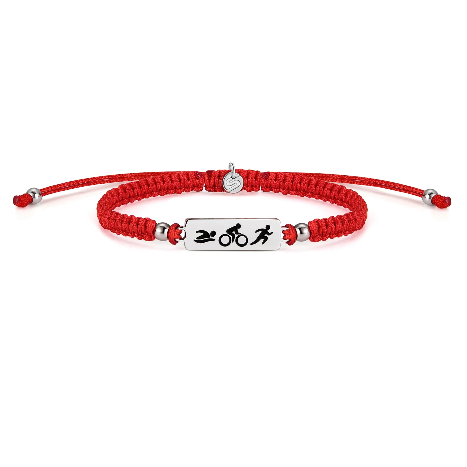 Iron Triathlon Braided Bracelet