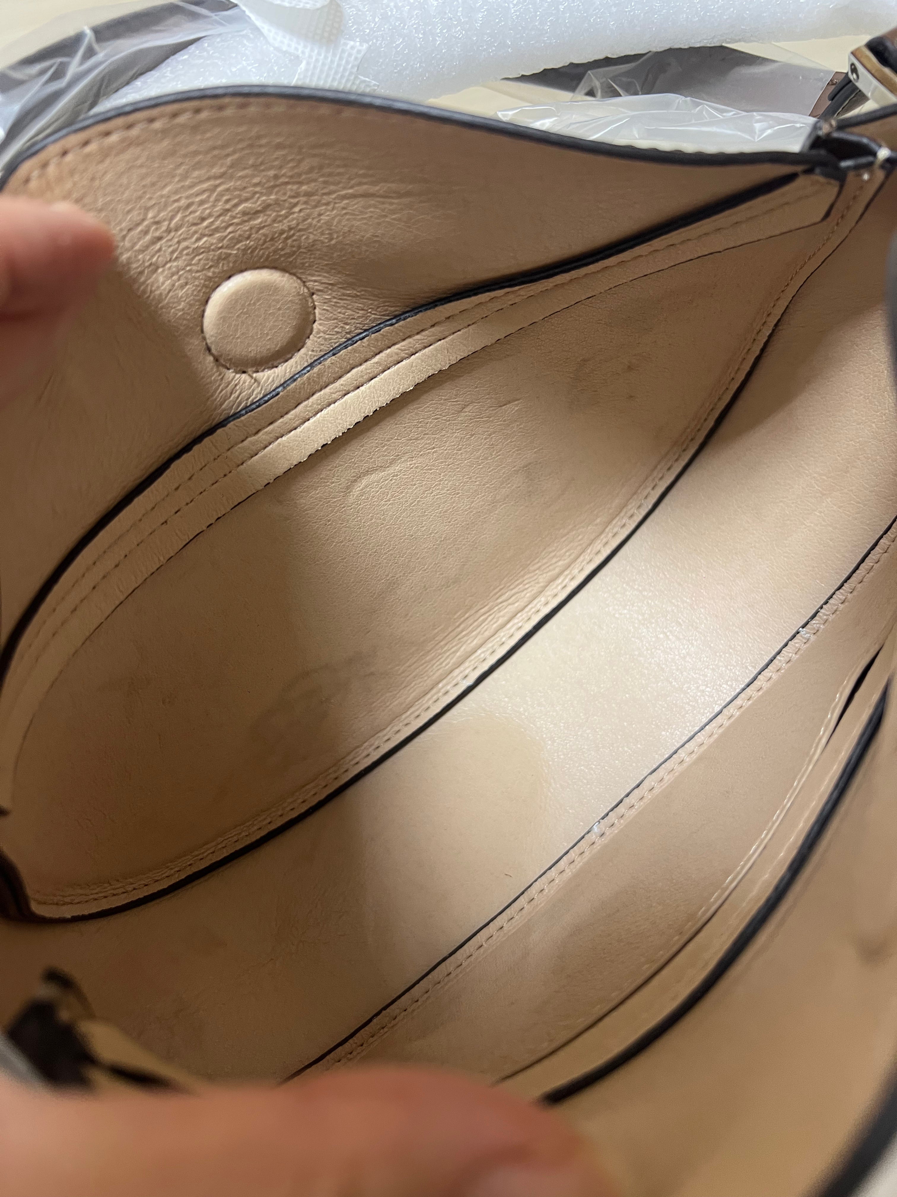 Moon Leather Handle Bag [Final Clearance: Minor Color Staining]
