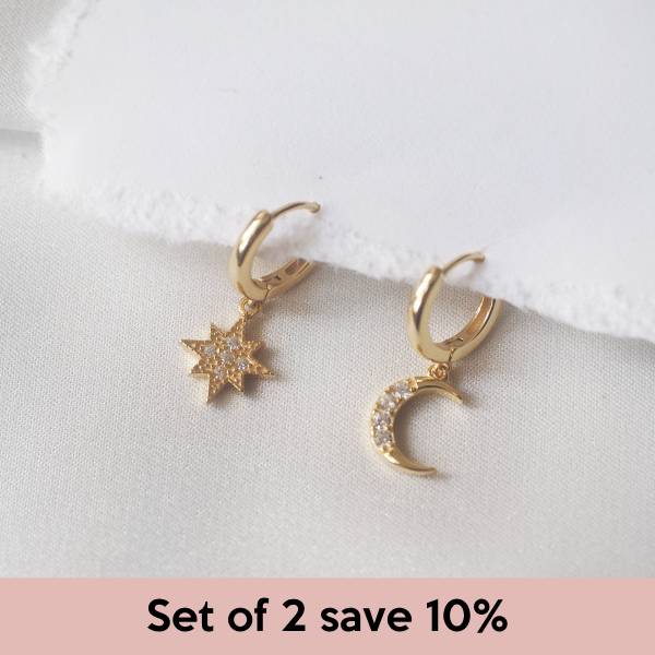 [Set of 2] NIGHT SKY EARRINGS