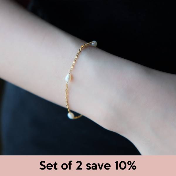 [Set of 2] Noeele Pearls Bracelet