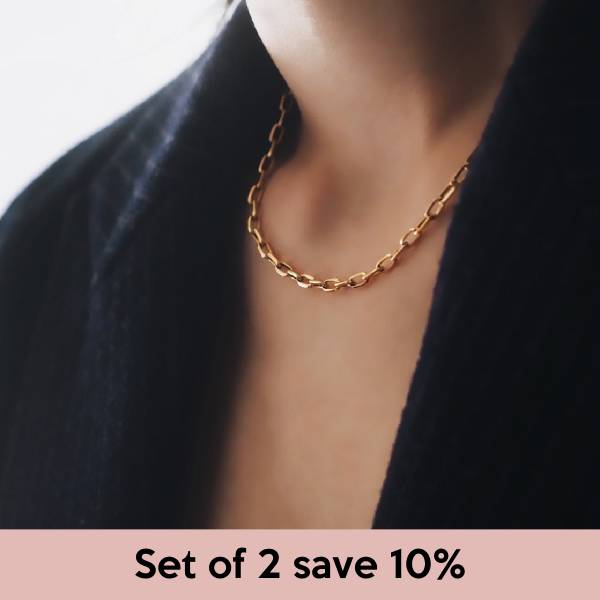 [Set of 2] Wan Chain Necklace