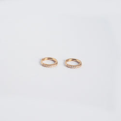 Dixee Cubic Zirconia Hoop Earrings