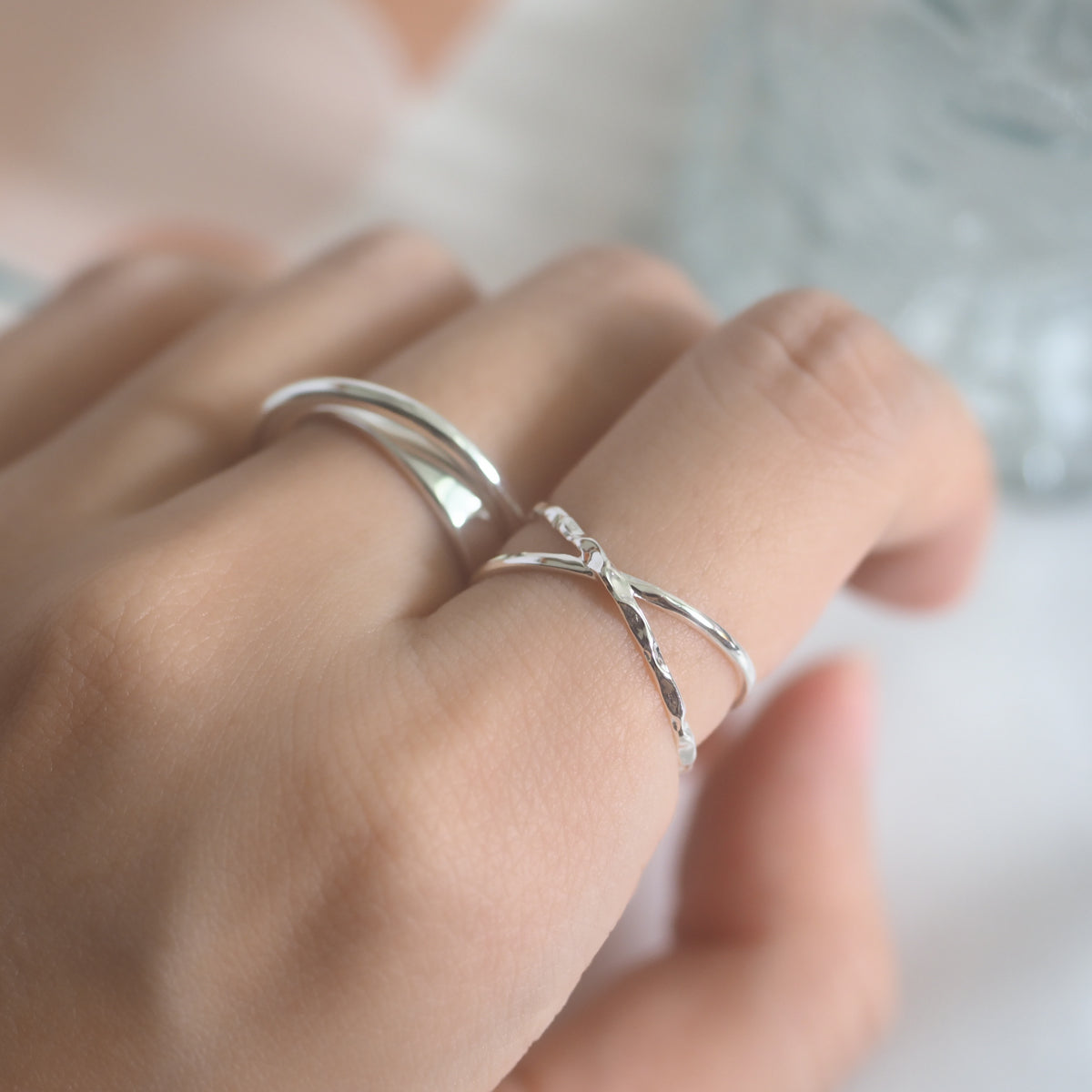 Bijou Cross Ring