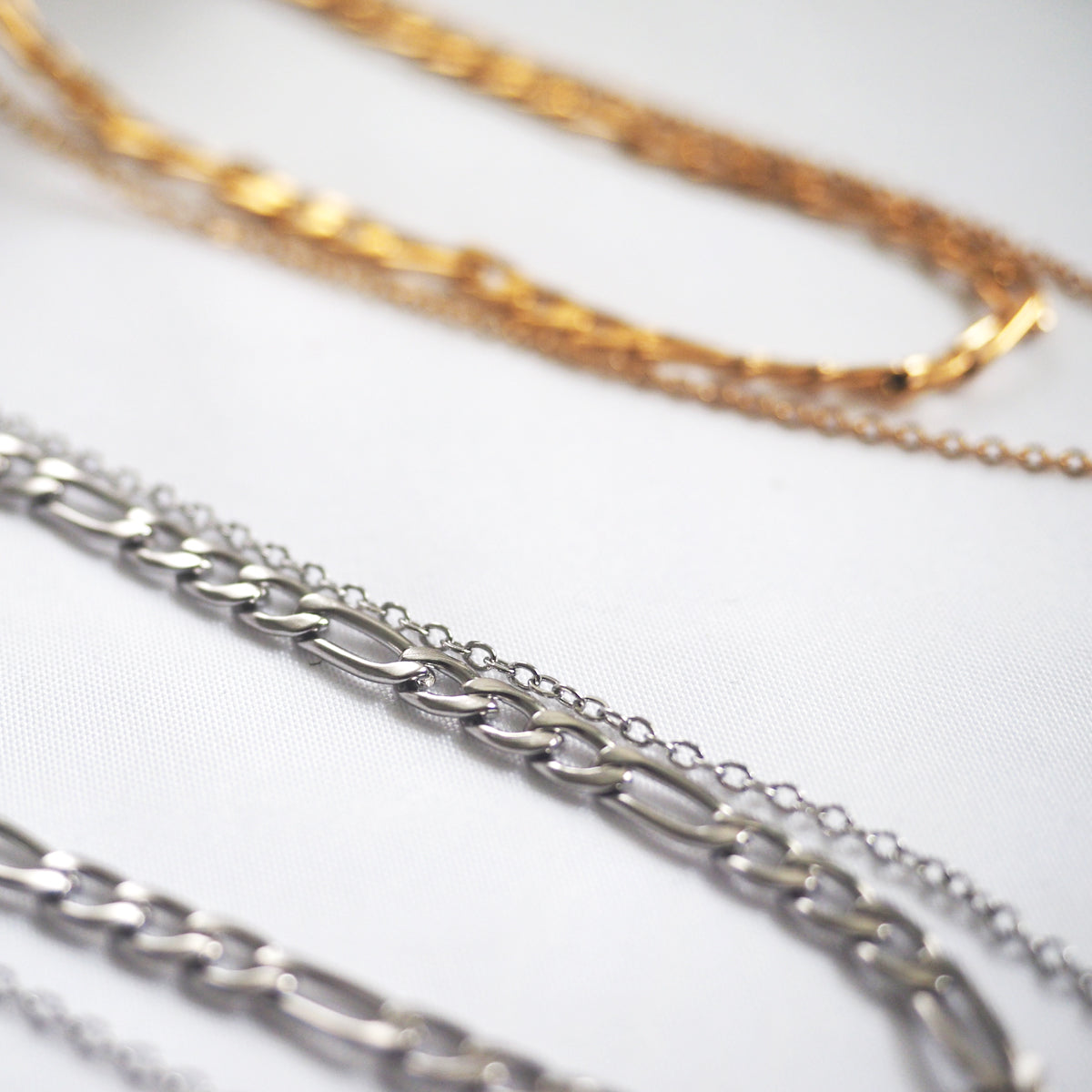 Roux Double Chain Necklace