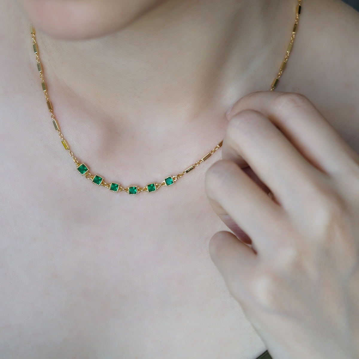 Margaux Emerald Necklace