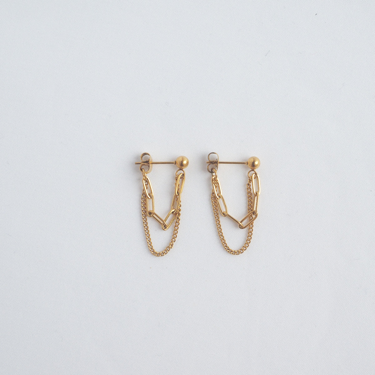 Jules Chain Drop Earrings