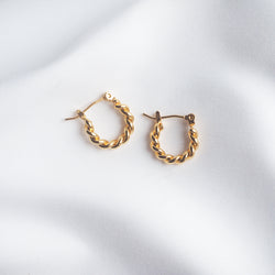 Tempeste Twist Hoop Earrings