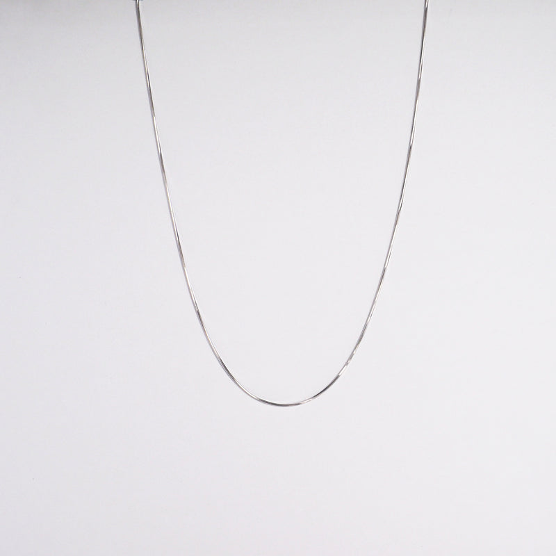 Fine Herringbone Chain Necklace