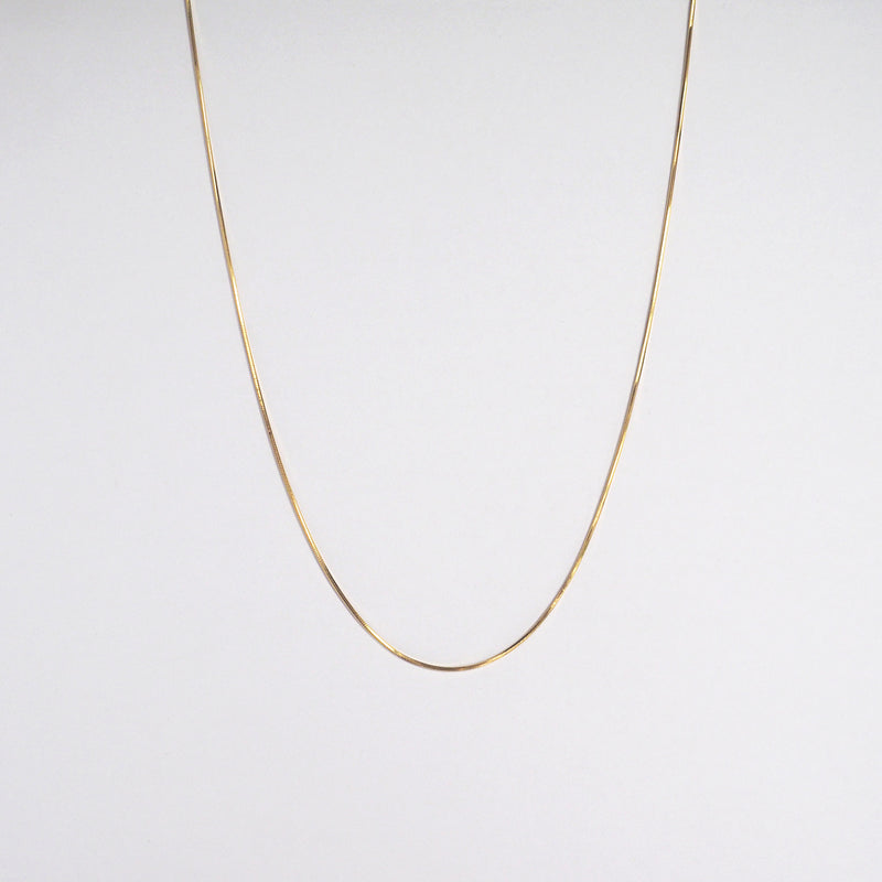 Fine Herringbone Chain Necklace