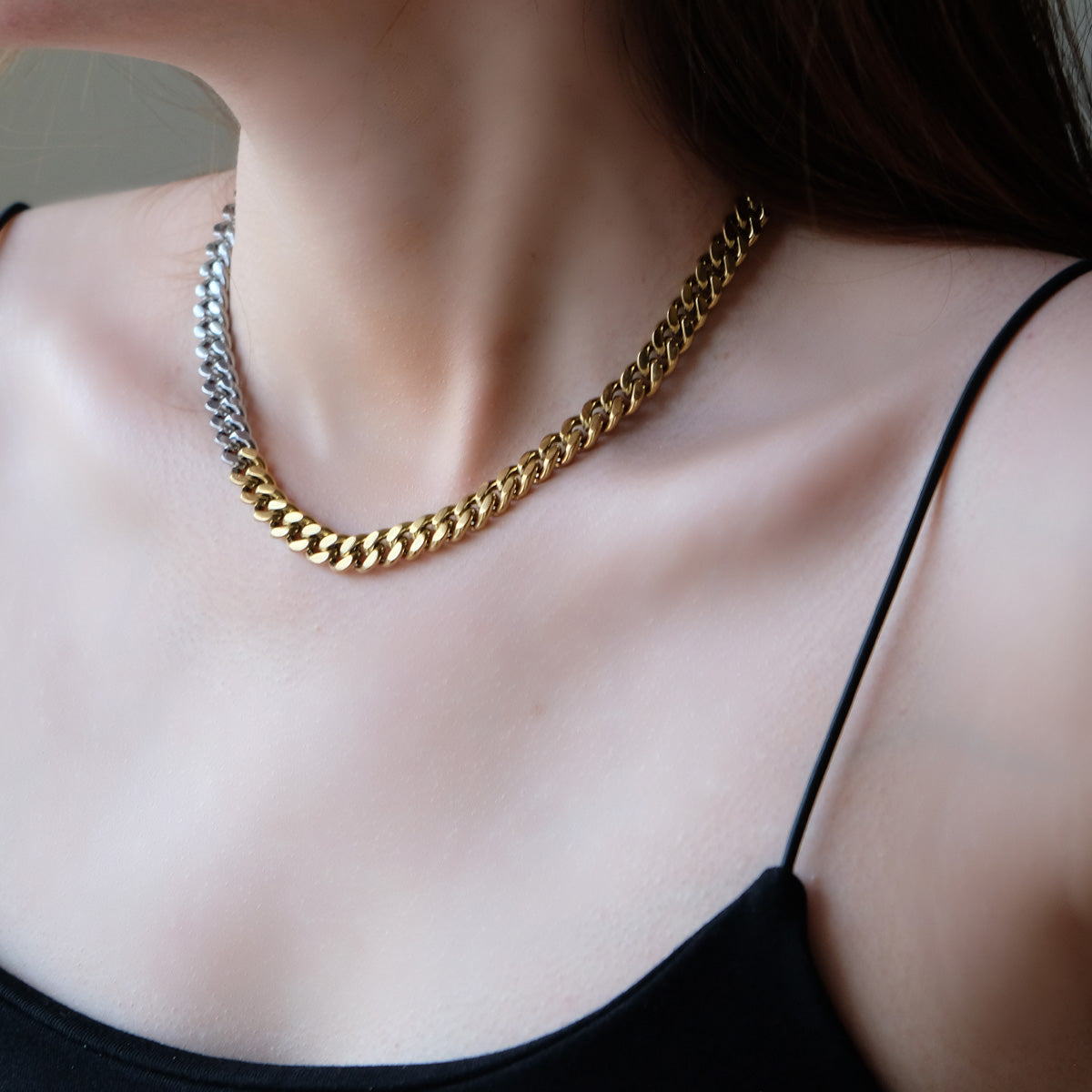 Denisha 2-Tone Necklace