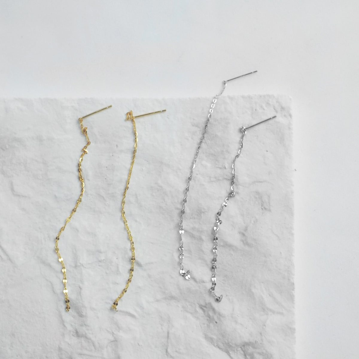 Evon Drop Chain Earrings