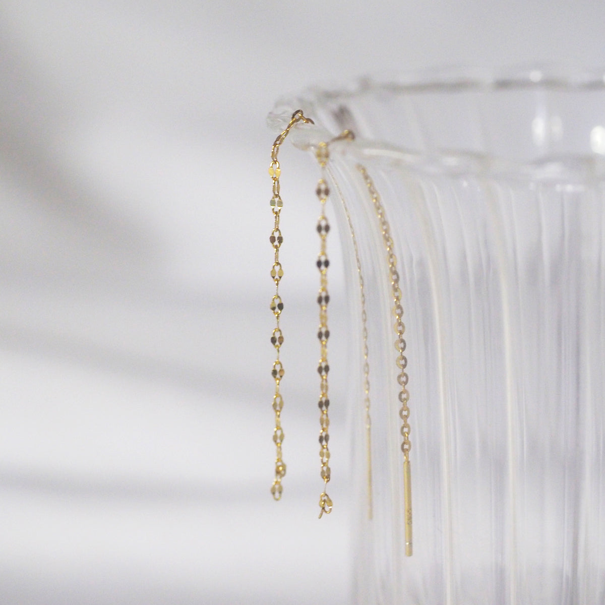 Evon Drop Chain Earrings