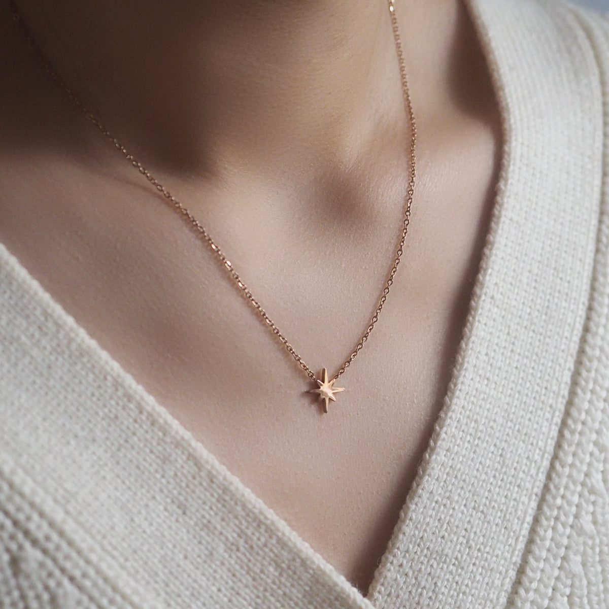 Fanchon Starry Rose Gold Necklace