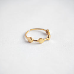 Coco Gold Disc Ring