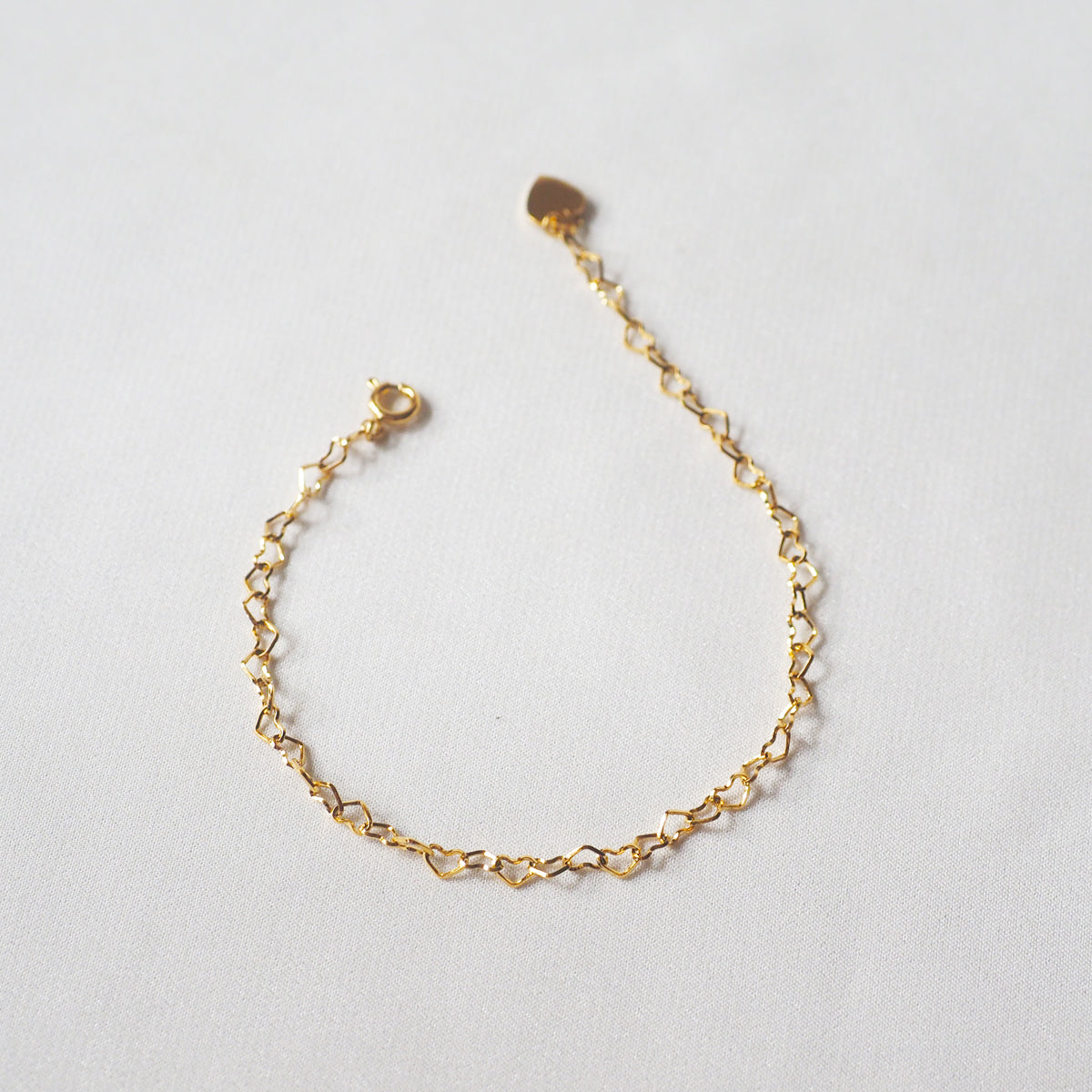 Heart Hoop Chain Bracelet