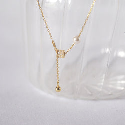 Soleil Drop Ball Necklace