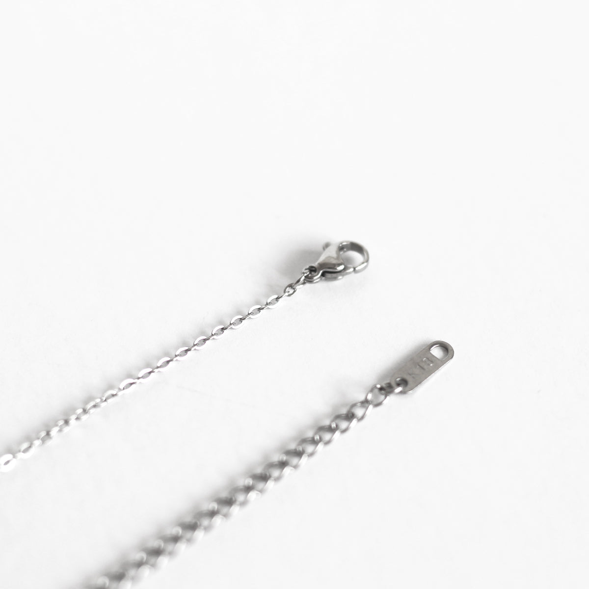 Valda Double Chain Drop Crystal Necklace Dainty Delicate Minimalist ...
