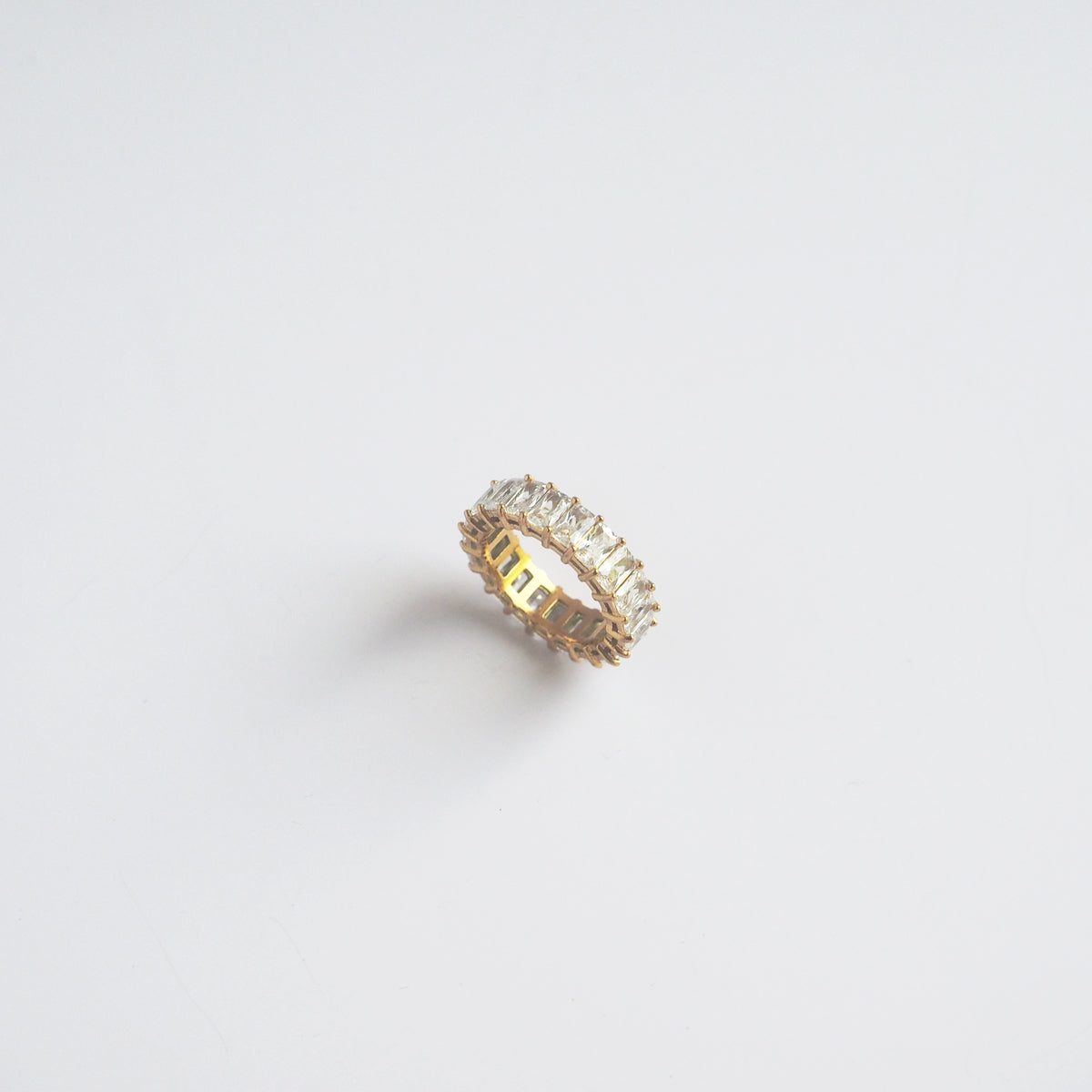 Bailey Baguette Cubic Zirconia Ring