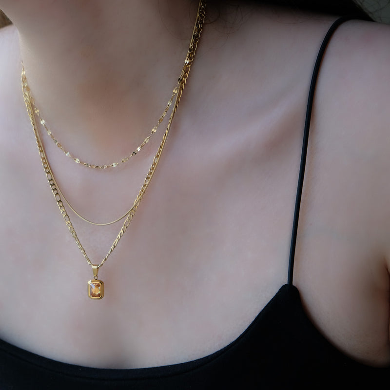 Zabrina Double Chain Necklace
