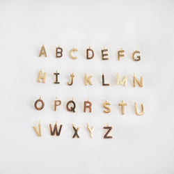 Alphabet Pendant Charm