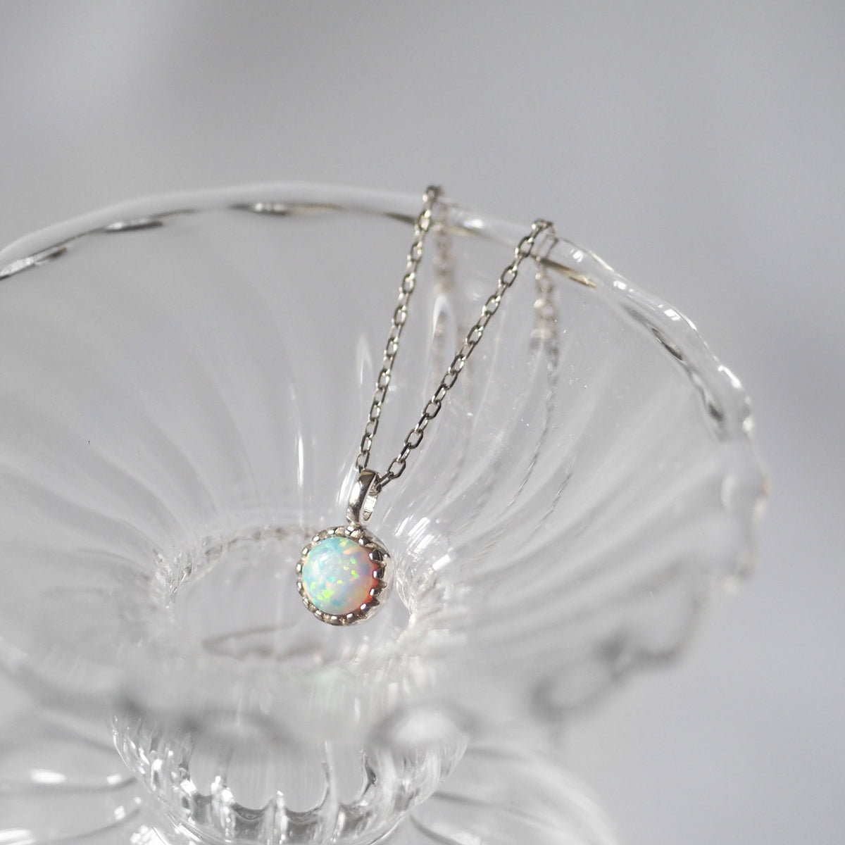 Crystal Opal Stone Necklace