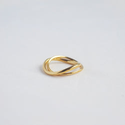 Isaure Double Hoop Ring