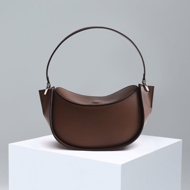 Moon Leather Handle Bag