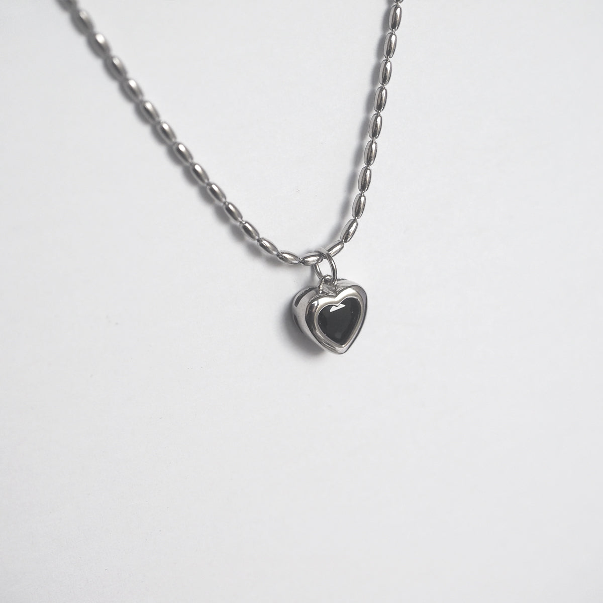 Agate Heart Necklace