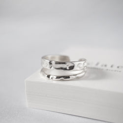 Elayne Layer Silver Ring