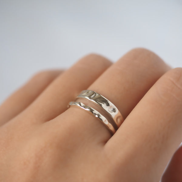 Elayne Layer Silver Ring