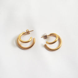 Yayoi Double Hoop Earrings