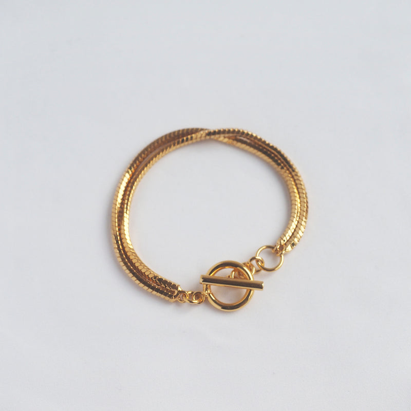 Karine Double Chain Bracelet