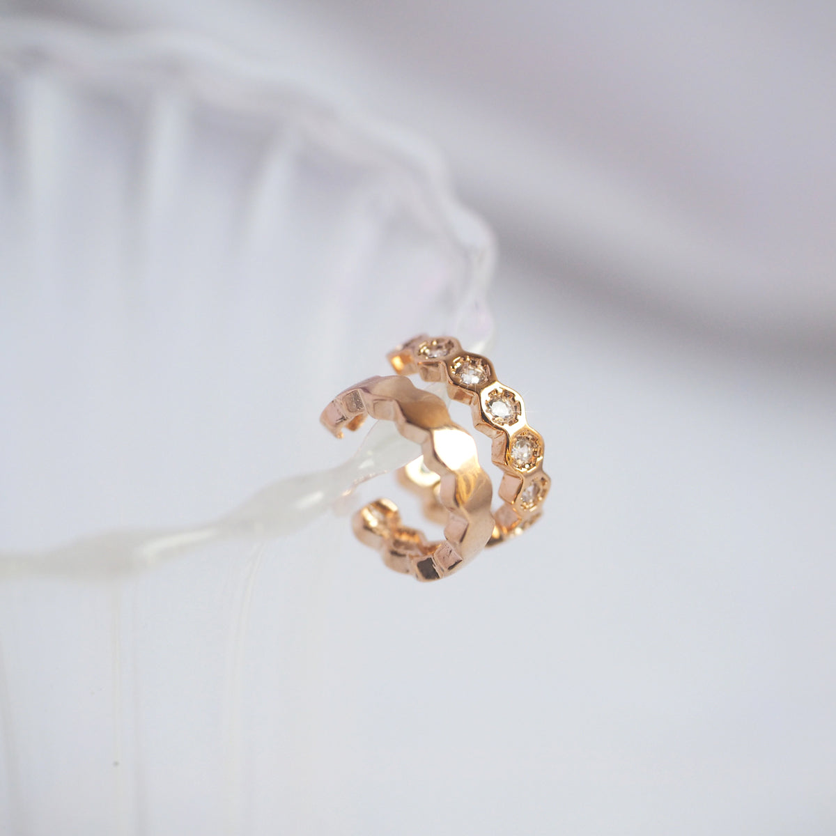 Cyprien Rose Gold Ear Cuff Set