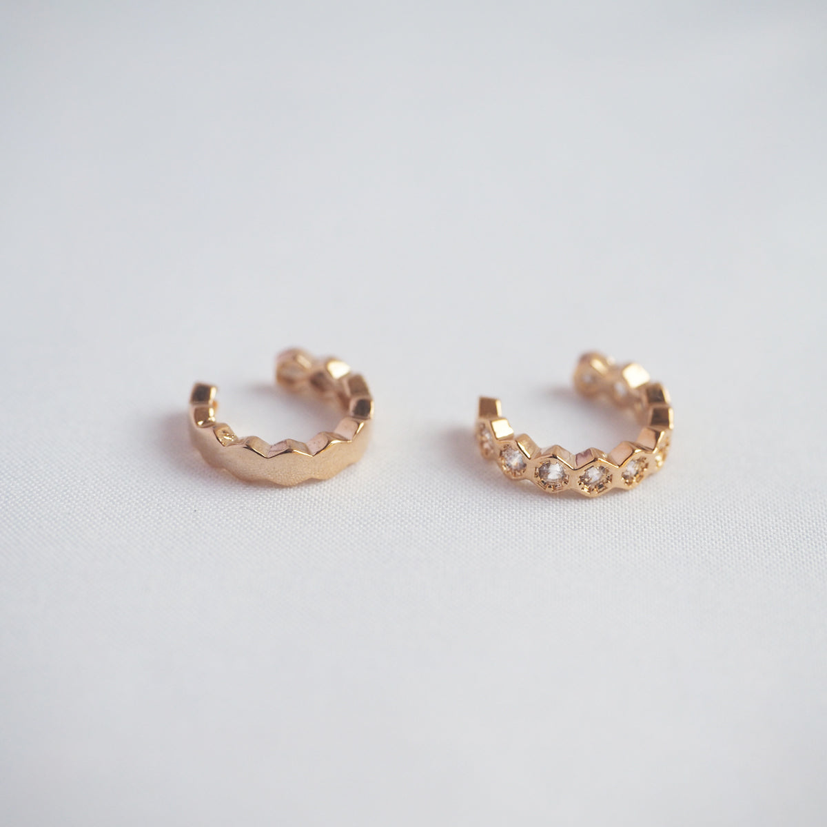 Cyprien Rose Gold Ear Cuff Set