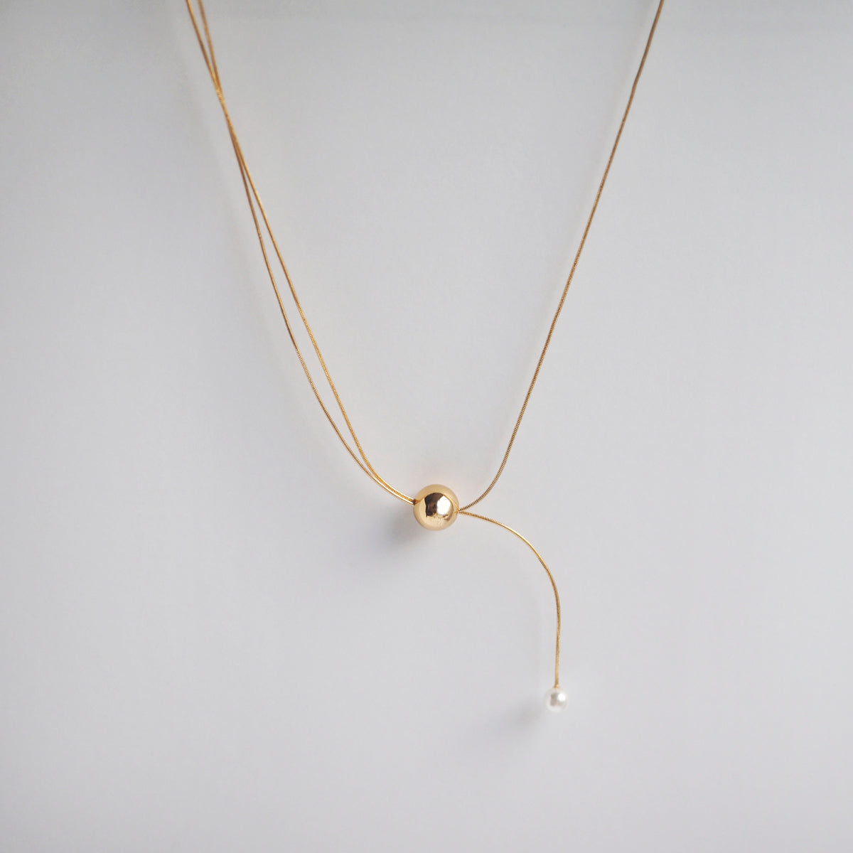 Edmee Pearl Drop Necklace